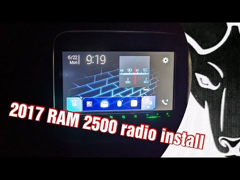 Installing radio in 2017 RAM 2500