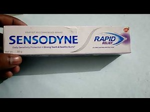 SENSODYNE RAPID RELIEF full details video How to use SENSODYNE toothpaste