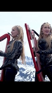 449K views · 20K reactions | Our new “Immigrant Song” (Led Zeppelin) music video passed 75,000 views in 4 days! Thank you! Full video: https://youtu.be/2T1lkUKyHLk ❄️❄️ #ledzeppelin #immigrantsong #harptwins #volfgangtwins #vikings | Harp Twins | Facebook