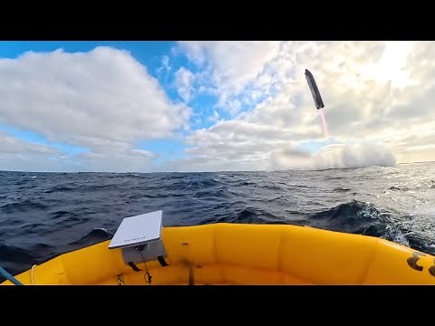 Wow! SpaceX Starship splashdown captured by 'Starlink-equipped' buoy cam