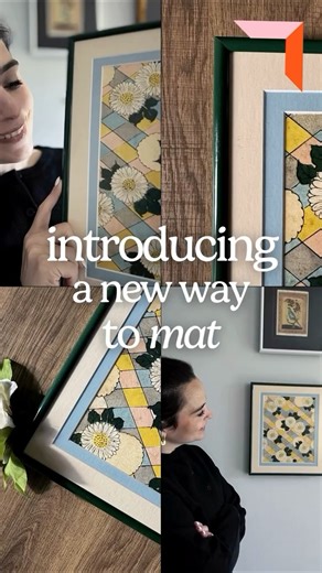 Frame It Easy on Instagram: "🎨 New! Matting, reinvented 🖼️ With cutting-edge Smart Color Matching, effortlessly design a matboard in ANY color! Tap the link in our bio to find your perfect match!"