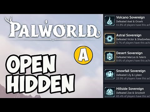 Palworld Hide Achivements (ALL 5) Palworld how to open Hide Achivements