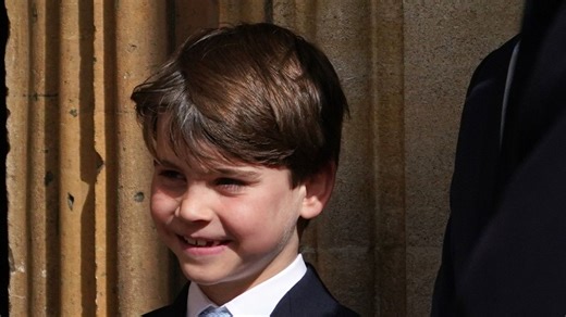 Royals arrive for Easter Sunday service St George's Chapel
