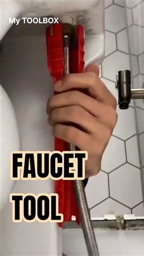 🔧 Struggling with Faucet Replacement? 'Magic Wrench' [Sink Wrench] #Shorts#Tools