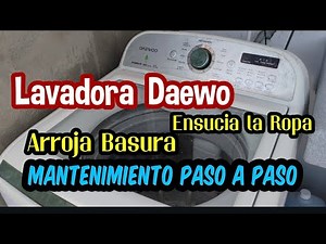 How to Maintain a DAEWOO Washing Machine // DAEWO Washing Machine Stains Clothes