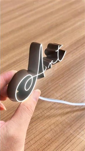 Mini illuminated signage #ledlights #signs #ledsign #led