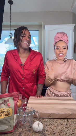 Chef Matt B in the kitchen wit it 👨🏾‍🍳 cookin up these hits and these meals 😂💯 nah but fr, the wifey @angelavbenson gave me a cooking lesson. we made vegan stew with Merlot 🍲🍷 How’d I do? 🤔 what should we cook next? | Matt B