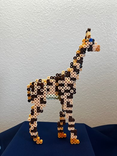 3D Giraffe Perler Bead Pattern: African Animal Craft (digital Download) - Etsy