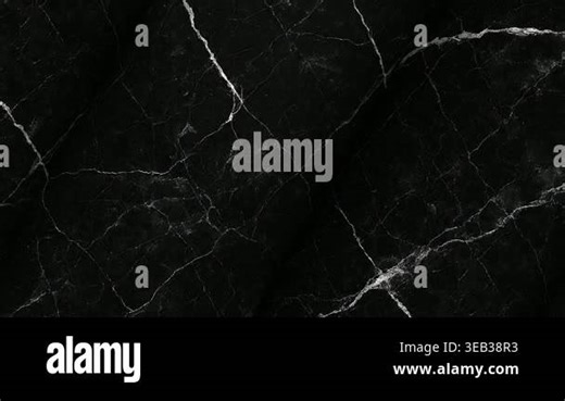 Rotating black marble slab Nero Marquina Marble stone surface for moody noir style backgrounds and elegant contrast in high quality digital motion graphics Stock Video Footage - Alamy