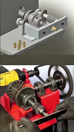 How an Automatic Tapping Machine Creates Perfect Threads || How Automatic Tapping Machines Work #3d