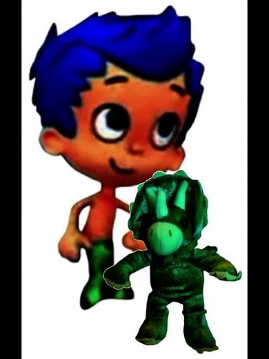 Bubble Guppies: Gil O' Gil's Dinosaur Book w/SF Green Triceratops