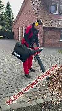 VORHER ➜ NACHHER 🍂💨 Laubbläser Laubsauger Test 🔥