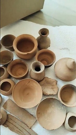 1 kg mix clay pots ready to pack #shortvideo #trading