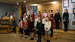 The 5th Grade Girls Choir performed today at the Allen Co. Museum Christmas Tree Festival.🎼🎄 Here's one of the festive songs they performed, great job ladies! And you're invited to hear more during Mrs. Novicki's 3rd grade/5th grade choir Christmas Program next week, Thursday, Dec. 11 at 7:00 in the Auditorium. #elidapride | Elida Local Schools