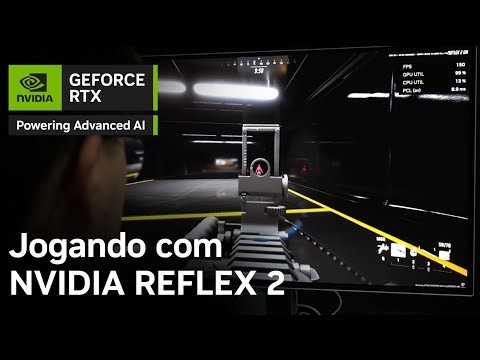 Jogando com NVIDIA Reflex 2 na gamescom latam 2025