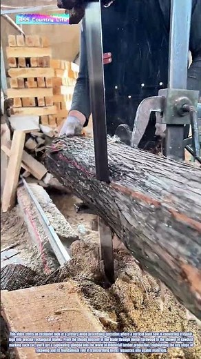 Precision Resawing: How Vertical Band Saws Transform Raw Logs into Dimensional Lumber