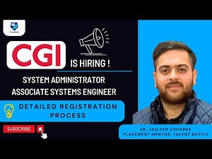 🔥 CGI Hiring 2025 | System Administrator & Associate Systems Engineer | Freshers Apply Now! 💻
