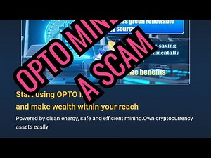 OPTO MINER: THE SCAM NO ONE IS TALKING ABOUT
