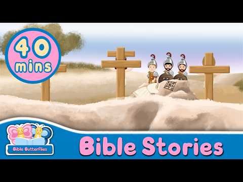 40mins BIBLE STORIES WITHOUT Ben and Bella · Bible Butterflies · Bible Cartoon for kids