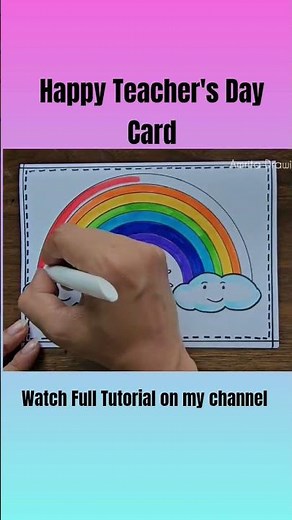 Unique and Creative Teacher's Day Card Drawing |Happy Teacher's Drawing |Handmade Teacher's Day Card