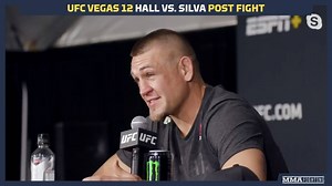 An emotional Dustin Jacoby reflects on the support from his twin brother following his win at #UFCVegas12: "Every time I fight, I think of him and I fight on… I do this for him." | MMA Fighting