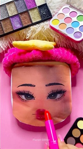 ASMR Satisfying Unboxing & Review Makeup Roblox Haul kit Pink Sounds Video Blind Bag paper Craft