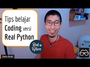Live Stream: Tips Belajar Programming versi The Real Python | Tips Belajar Coding