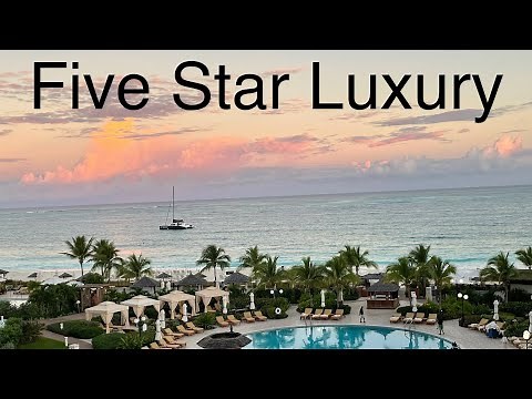 Seven Stars Resort & Spa on Grace Bay Beach Turks & Caicos: Complete Tour, Beach and Activities