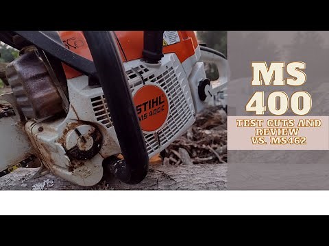 MS 400 review, test cuts against MS462