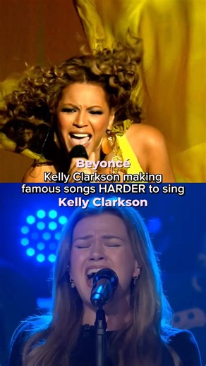 Kelly Clarkson making famous song HARDER sing #arianagrande #kellyclarkson #beyonce #destinyschild