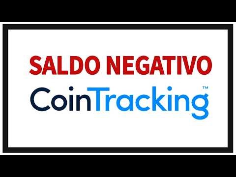 CoinTracking Saldo Negativo 👉 Solución