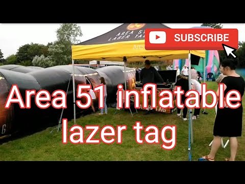 Area 51 inflatable laser tag walkthrough