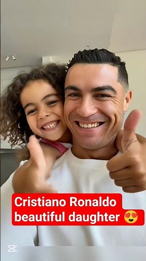 Cristiano Ronaldo with Daughter #cristianoronaldojr #cristianojr #ronaldojr #shorts #viralshorts