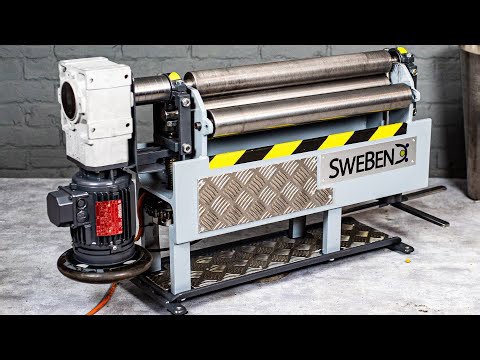 DIY Sheet Metal Bender Machine - Making Metal Rolling Machine in home workshop
