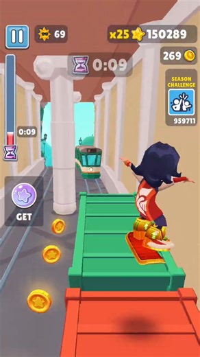 🚀 How Far Can I Go in 60 Seconds? Subway Surfers Challenge! #shorts#viral #trending #subwaysurfers