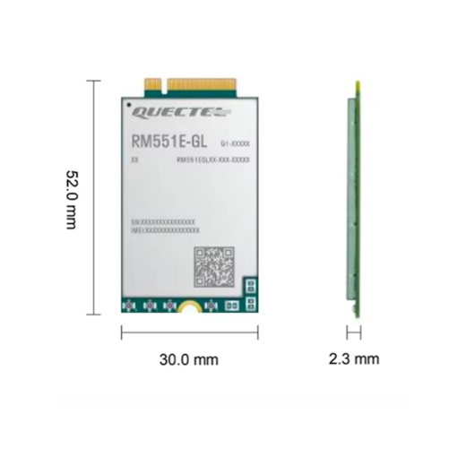 RM551E-GL rm551e X75新的和原装的Quectel 5g模块M.2 3GPP NSA全球物联网GNSS WiFi模块