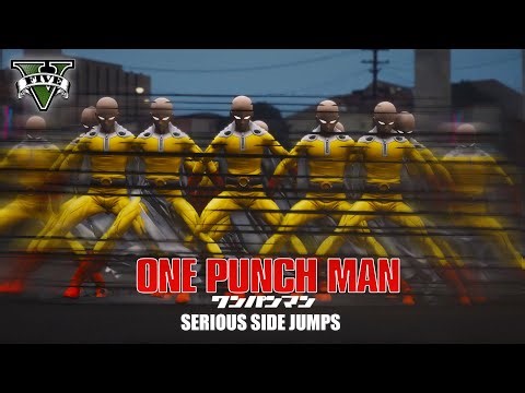 One Punch Man - Serious Side jumps in GTA 5!