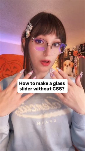 Mili Pernia | Tech & Code on Instagram: "How to make a glass slider without CSS? 🙌🏻✨ with @splinetool you can create slider the easy way! 🌱 you can customize it as you prefer, including glass materials and different animations! 🔥 did you find this helpful? Let me know in the comments :) happy coding - - - #softwaredeveloper #developers #programmers #fyp #websitedesign #explore #csstricks #webdeveloper #websitedevelopment"