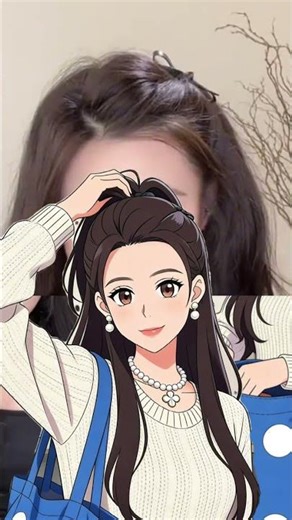 Inverted Comb High Ponytail Hack