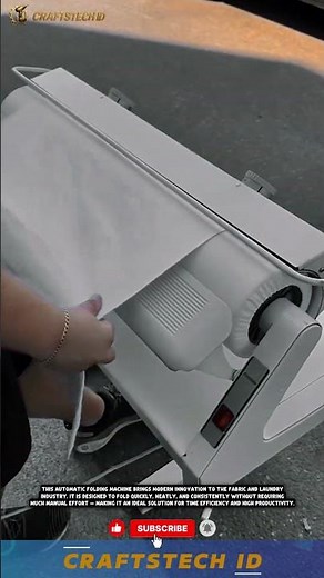 Super-Efficient Automatic Folding Machine Innovation! #automaticmachine #tech #industrialtechnology