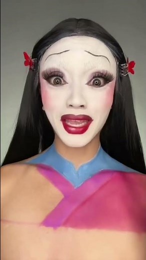 Mulan Makeup Inspired🐉🀄️🦗 #makeuptransformation #makeuptutorial #disneyprincess #mulan #pachie23