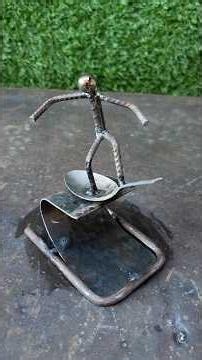 making metal crafts #surfing #diy #metalart #welding