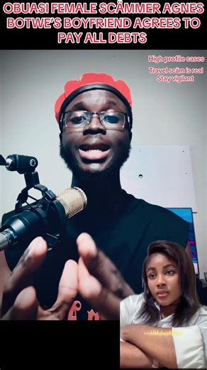 OBUASI FEMALE SCÄMMER AGNES BOTWE’S BOYFRIEND AGREES TO PAY ALL DEBTS