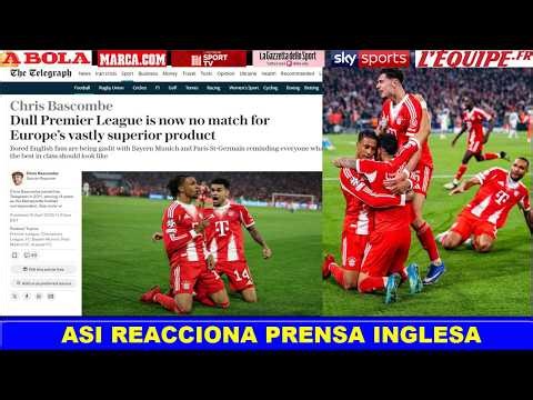 📢 CRYING IN ENGLAND: THIS IS HOW THE ENGLISH PRESS REACTED TO LUIS DIAZ'S GOAL AT BAYERN VS REAL ...