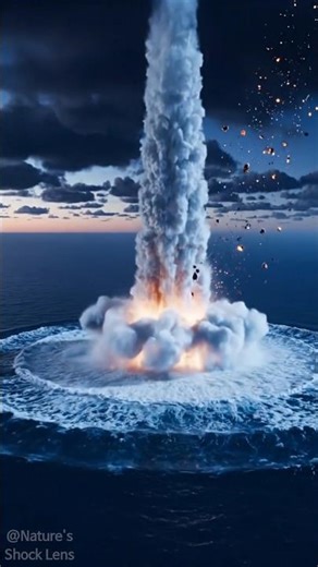 Ocean Collision from the Sky ☄️