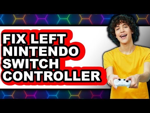 How to Fix Left Nintendo Switch Controller (easy Method)