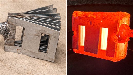 Found some old metal scraps at a wrecking yard and decided to try my hand at crafting. Ended up masterfully created a strong and sharp knife! 🔥🔪 #diy #crafting #knife | Knives Project