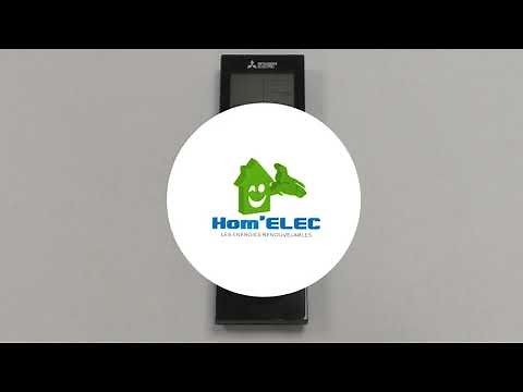 Tutoriel d’utilisation de la télécommande Mitsubishi Electric