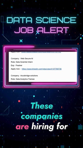 Akash Raj | Data Scientist | 🚨 READ CAPTION BELOW ⬇ 🚀Follow @cloudyml.akash for more such content and join our Telegram Channel to get Job Opening updates regularly.... | Instagram
