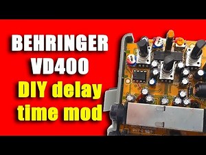 DIY delay time mod - Behringer VD400